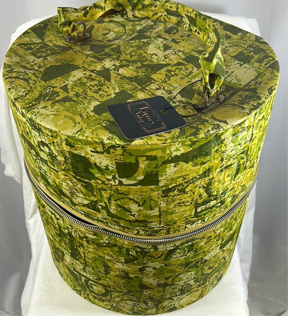 Green Multicolored Wig Case