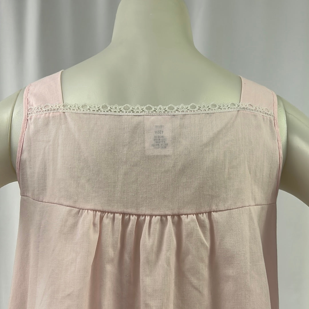 Pink Cotton Babydoll Tank