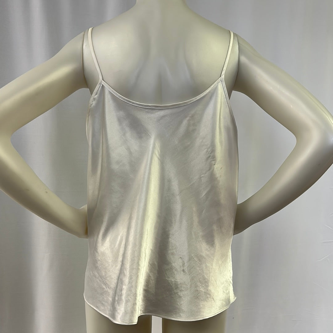 Plain White Satin Chemise