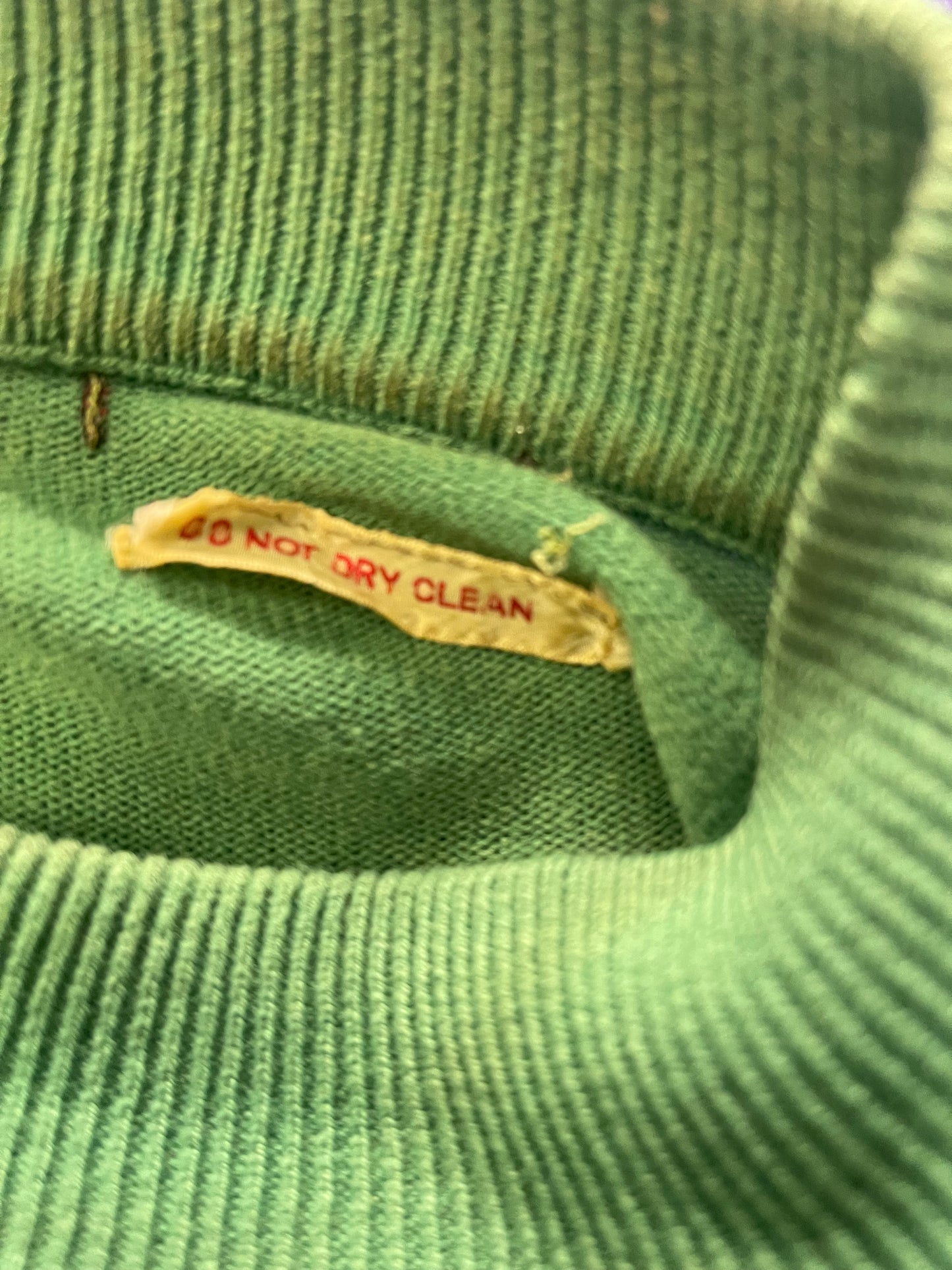 Solid Emerald Green Knit Shirt