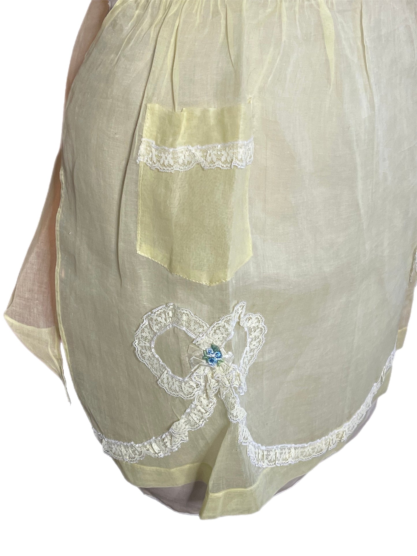 Sheer Yellow Kitchen Apron