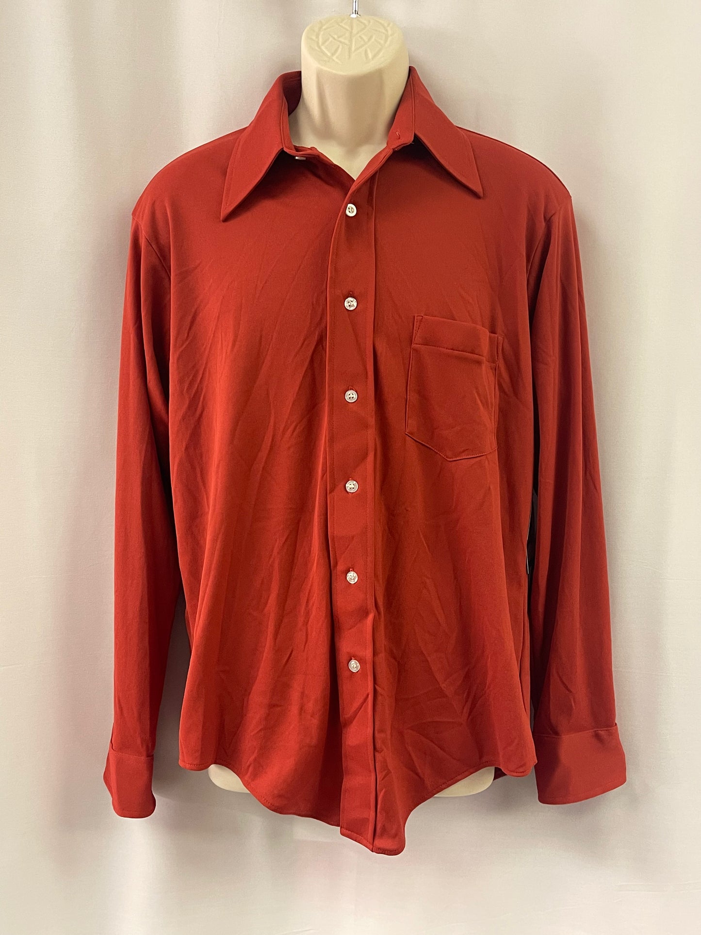 Men’s Burnt Orange Longsleeve Shirt