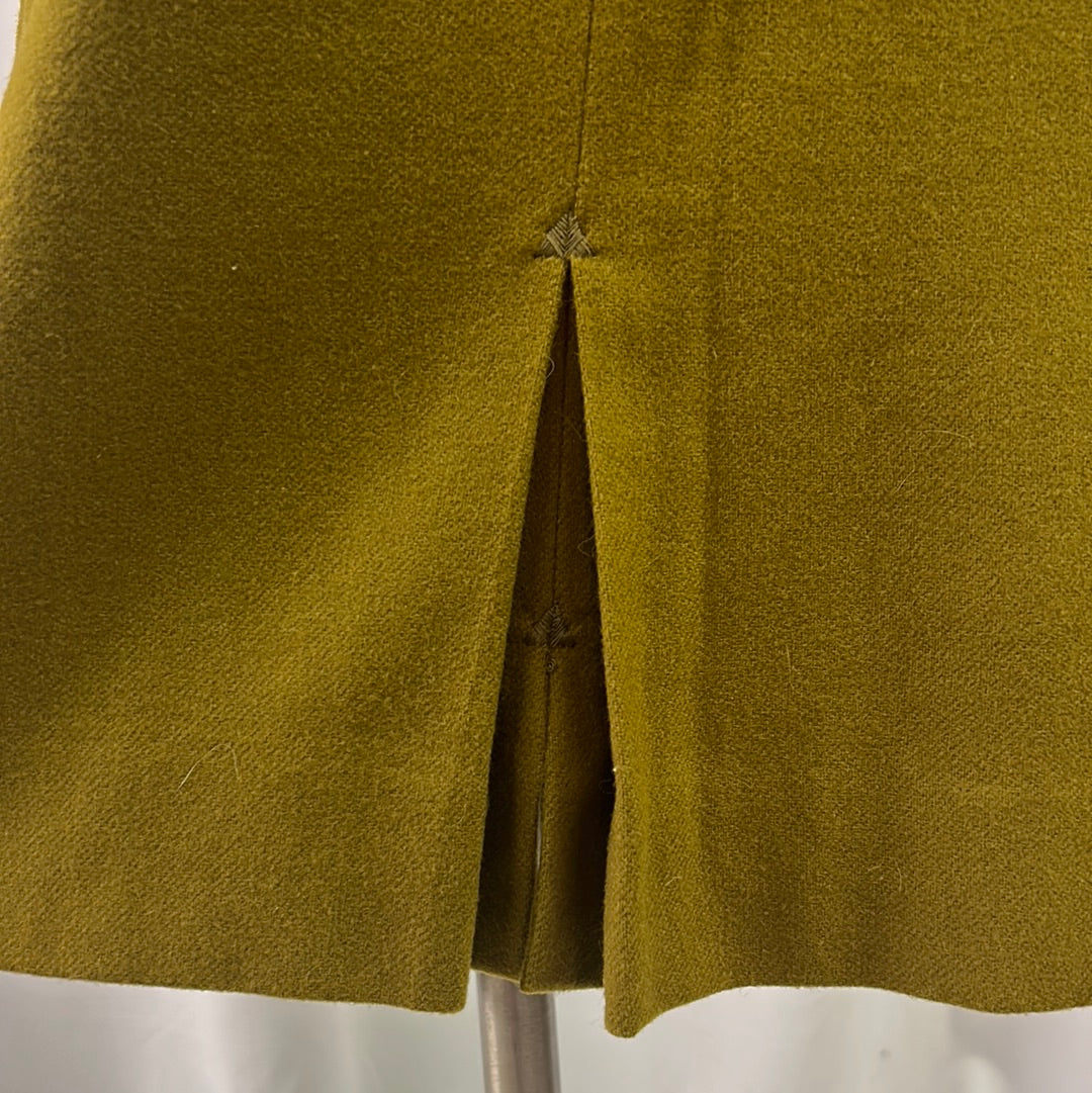 Women’s Olive Green Wool Skirt