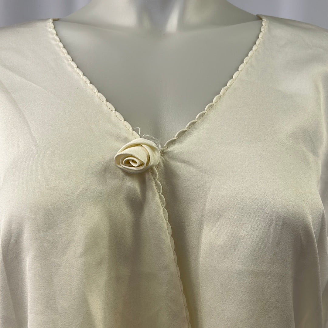 White Silk Lace Shirt