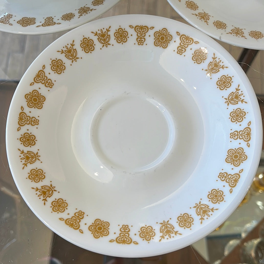 Corelle Butterfly Gold Dish Set