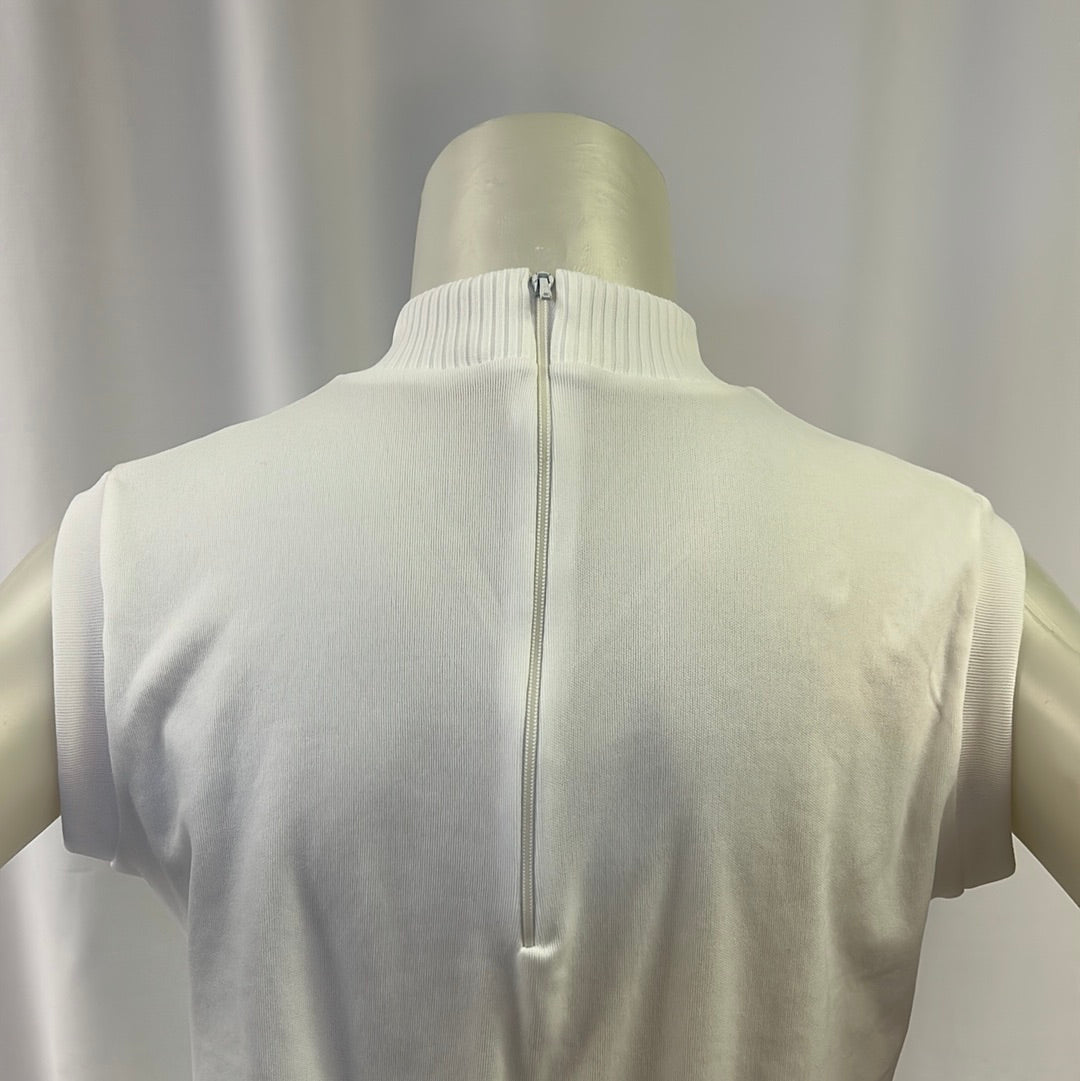 Women’s Sleeveless White Tank