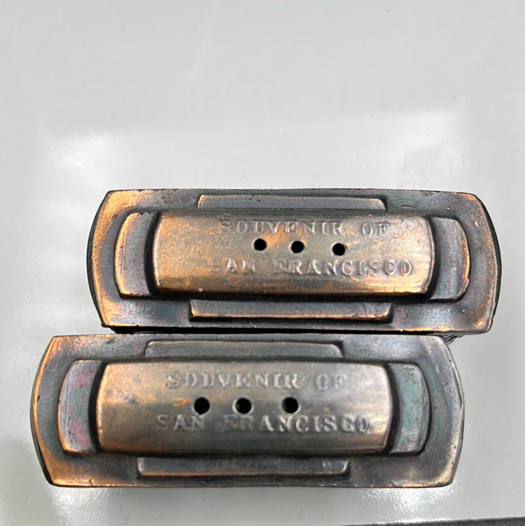 San Francisco street car salt and pepper shakers