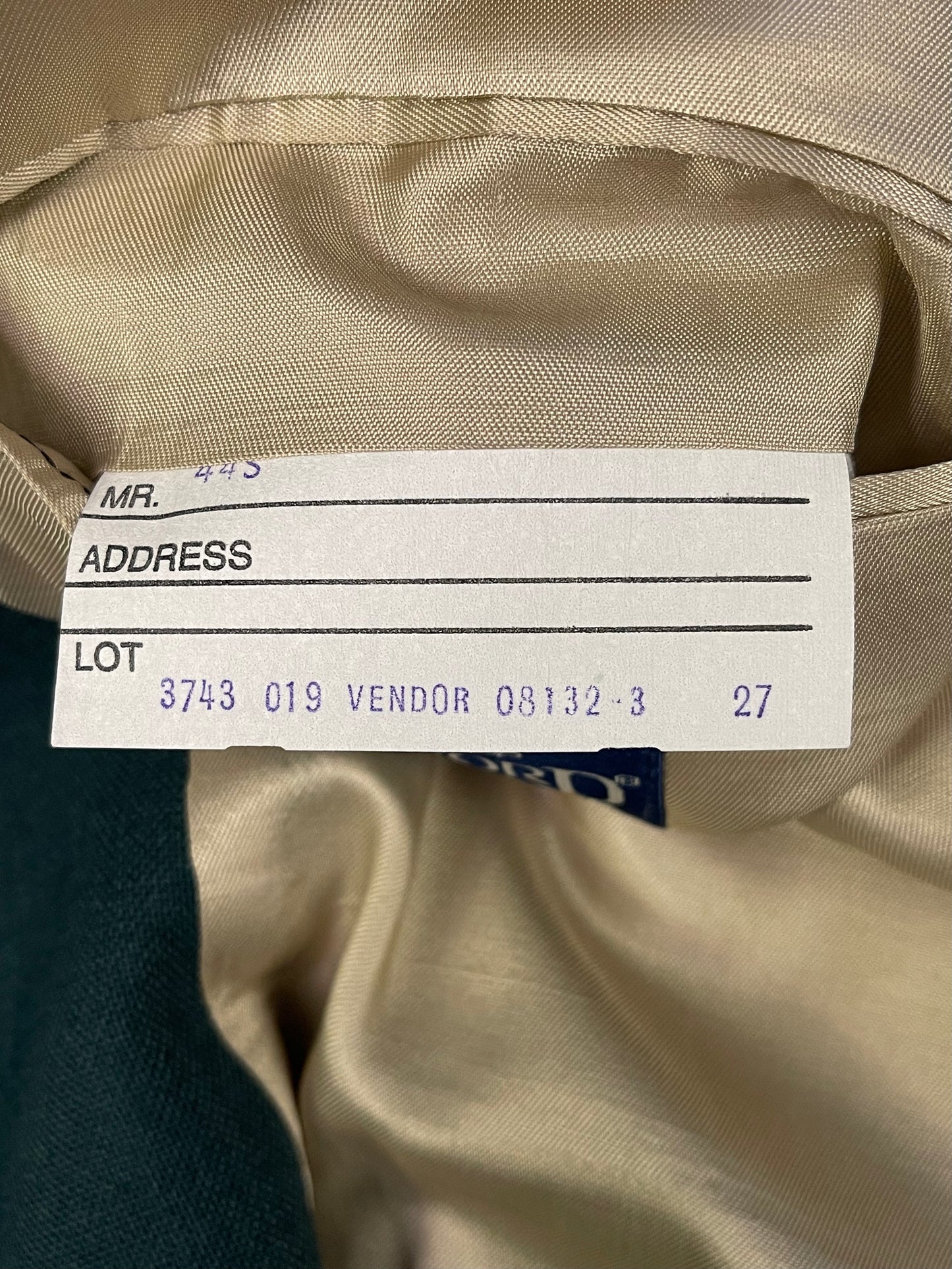 Stanford Forest Green Suit Coat