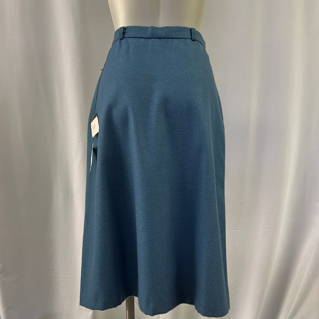 Women’s Dark Blue Wool Skirt