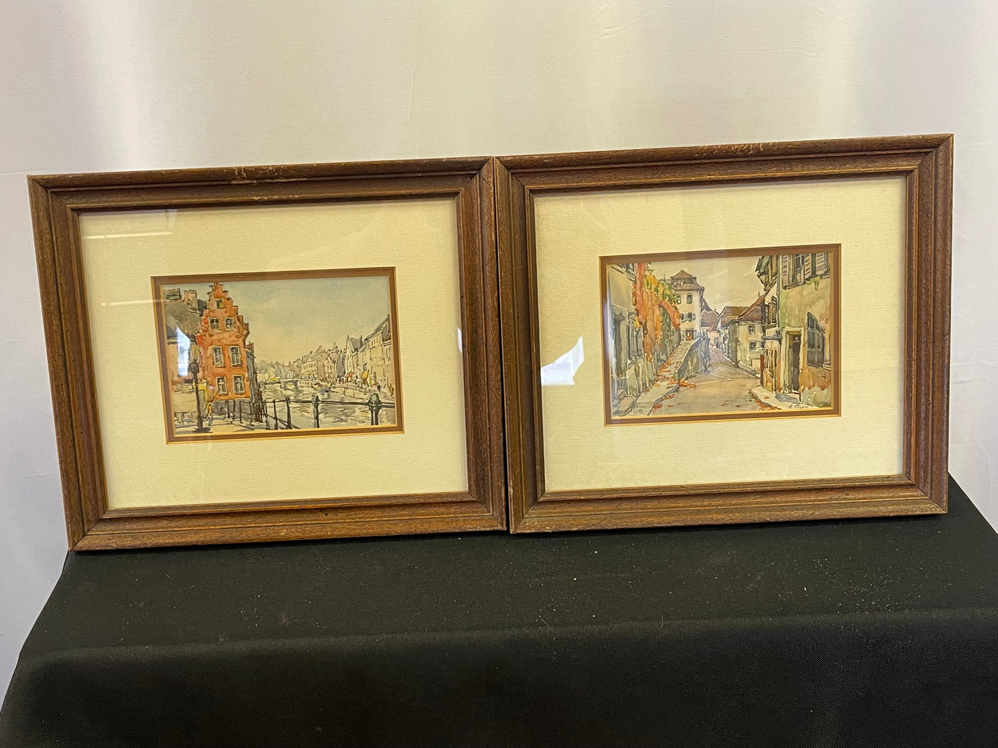 European Scenes 2 Piece Art Set