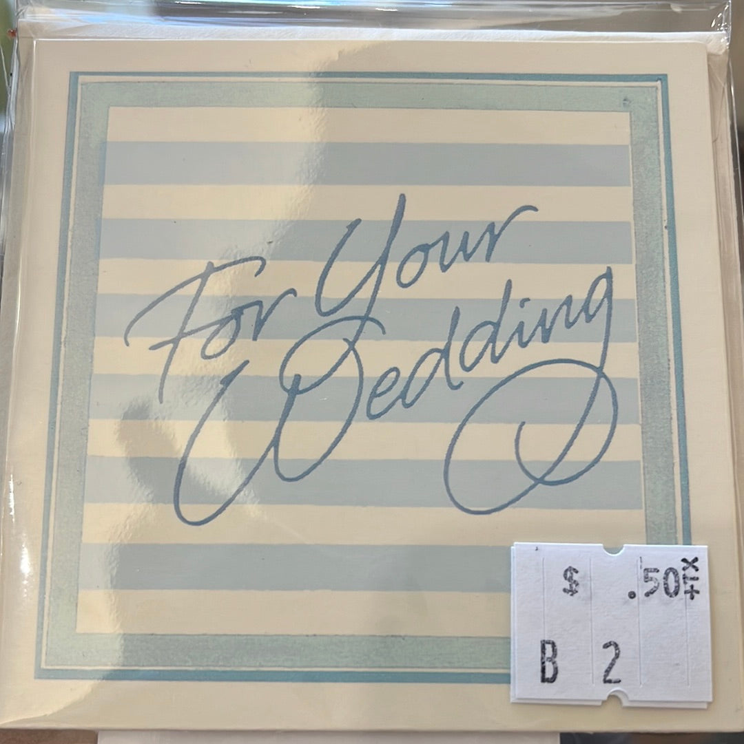 Wedding gift card