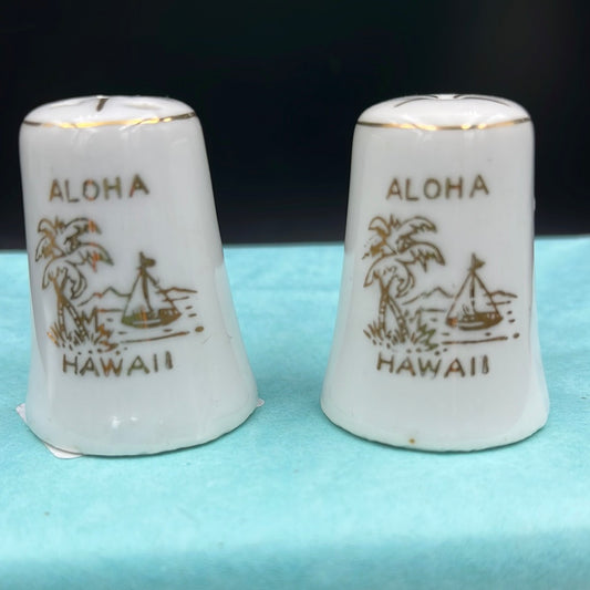 Aloha Hawaii salt and pepper shakers