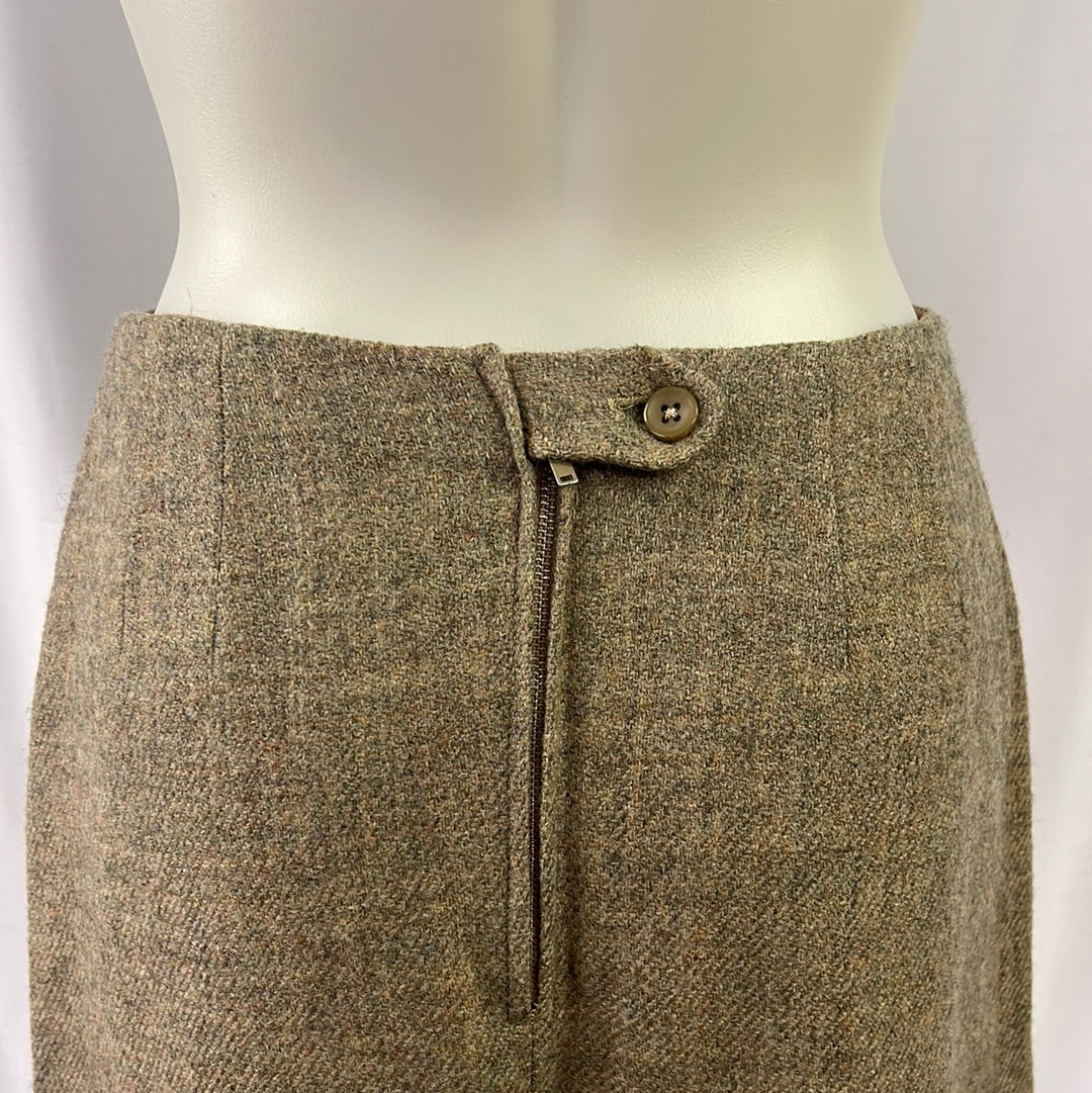 Women’s Multi-Colored Wool Skirt