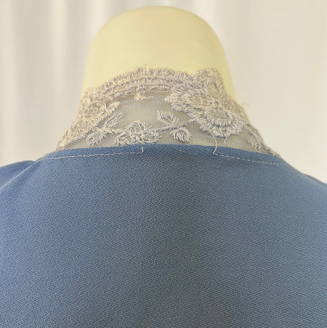 Blue Bed Jacket