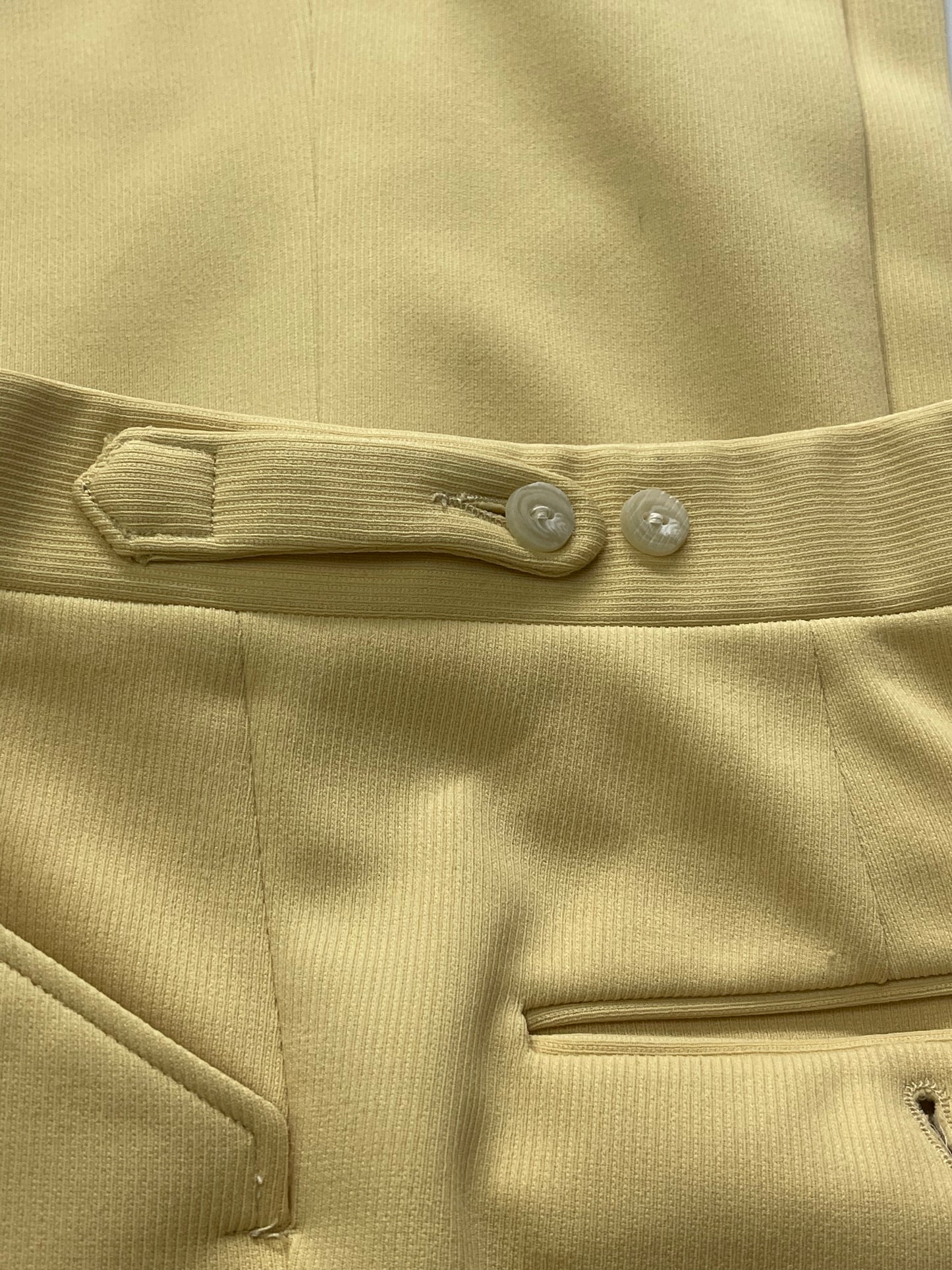 70s Polachek’s Department Store Yellow “Swagger” Pants