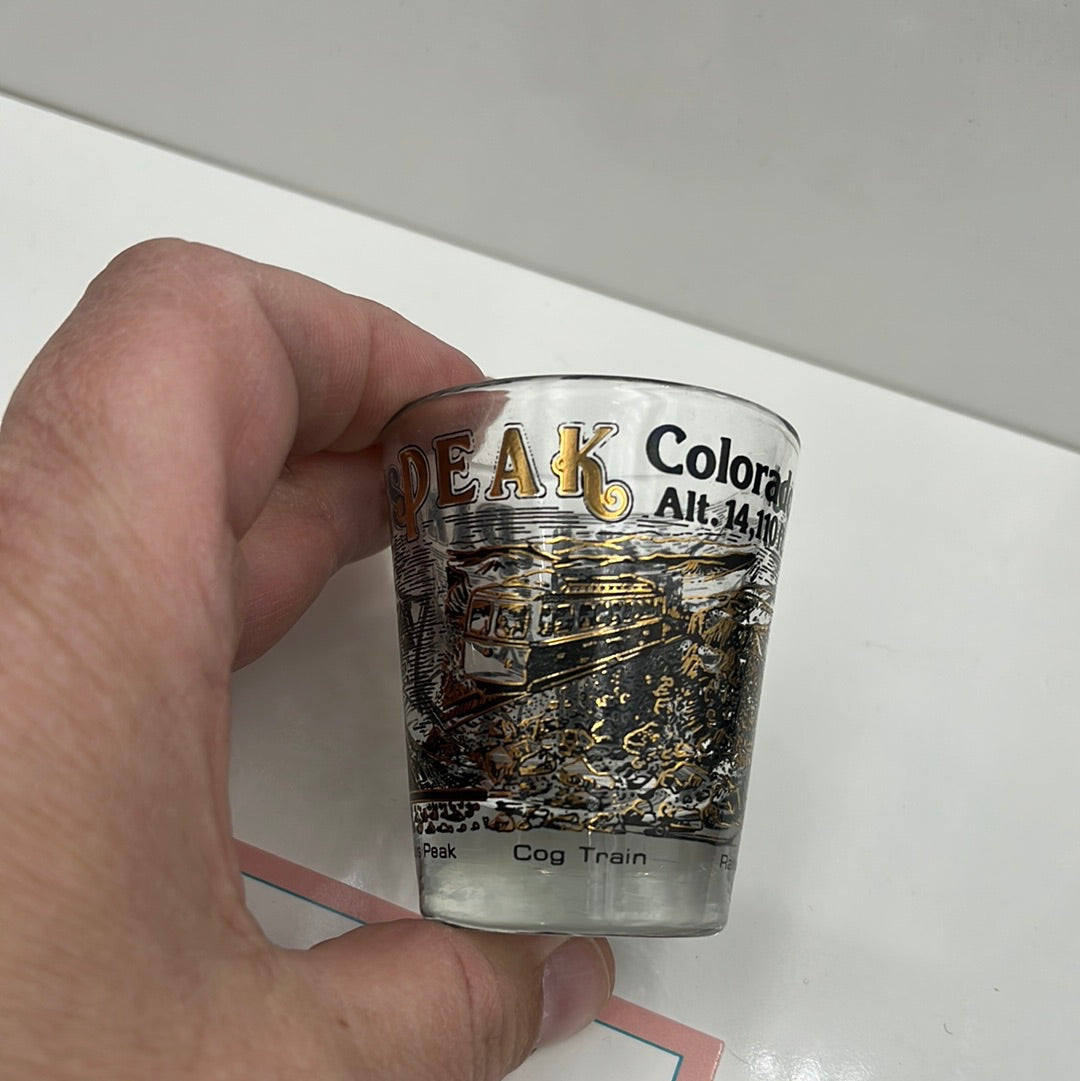 Pikes Peak Colorado Shotglass