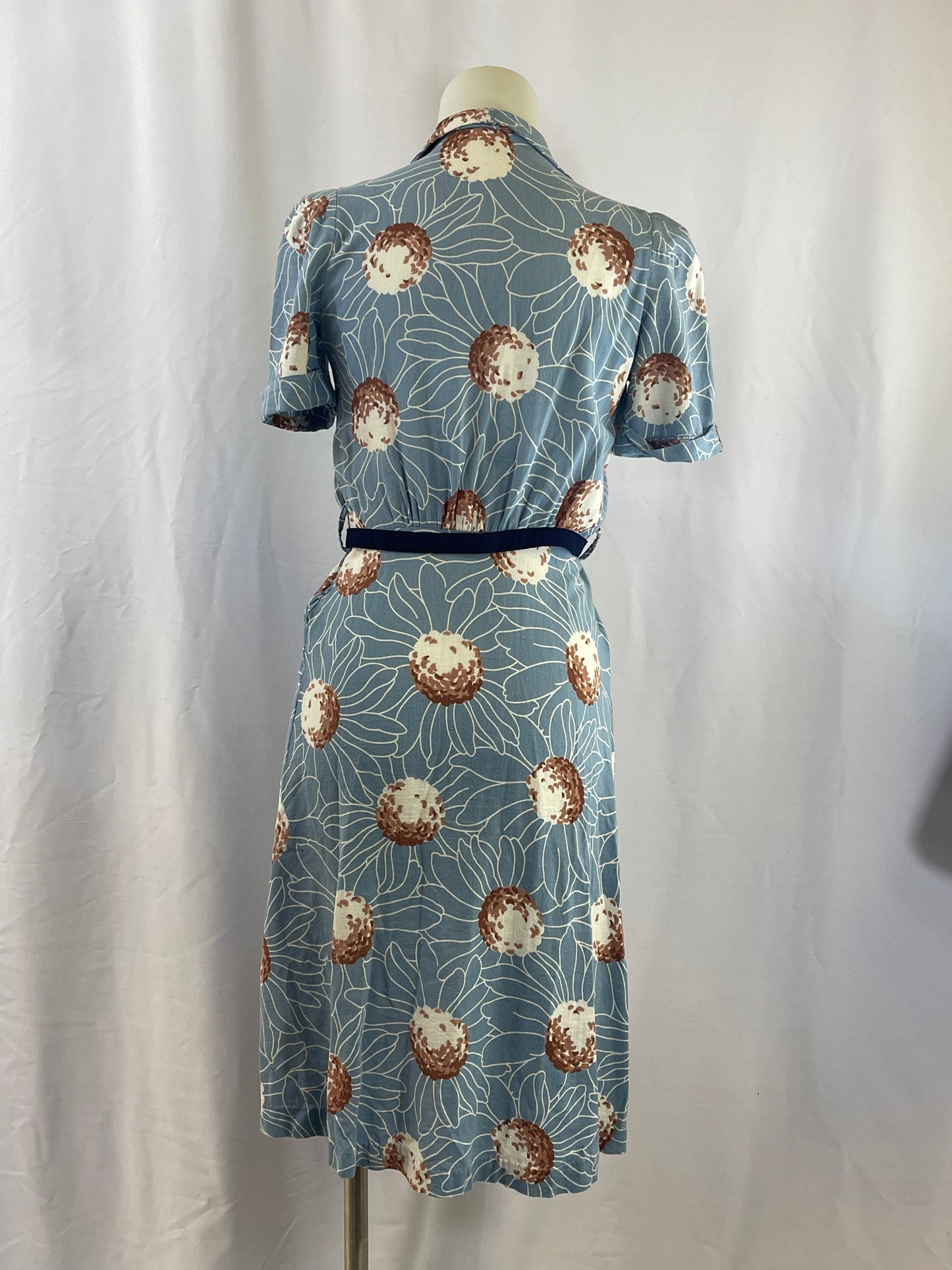 40s Cotton Day Dress