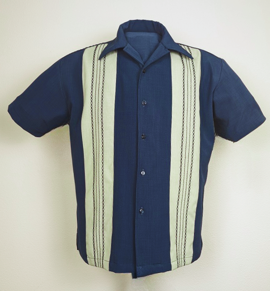 The Ricardo Shirt in Denim/Sage