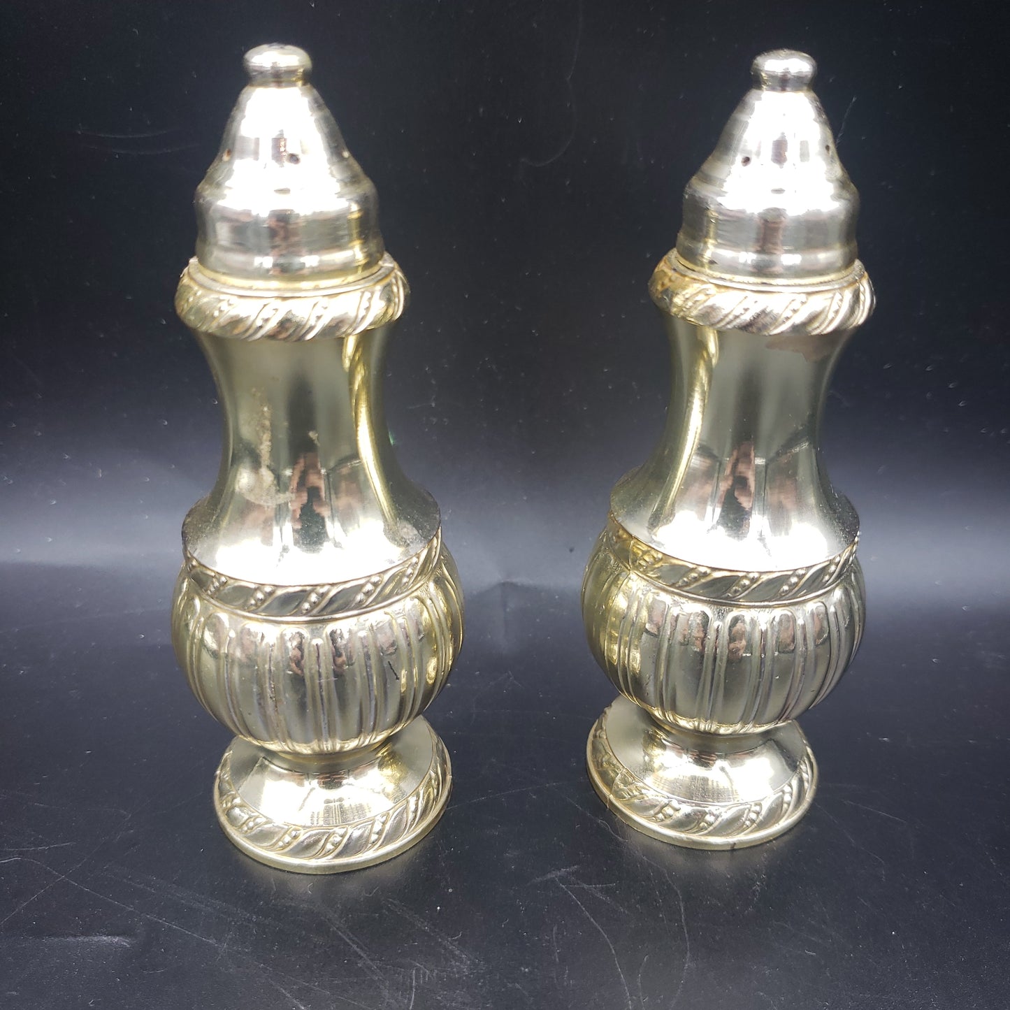 Luraline Metal Salt and Pepper Shakers