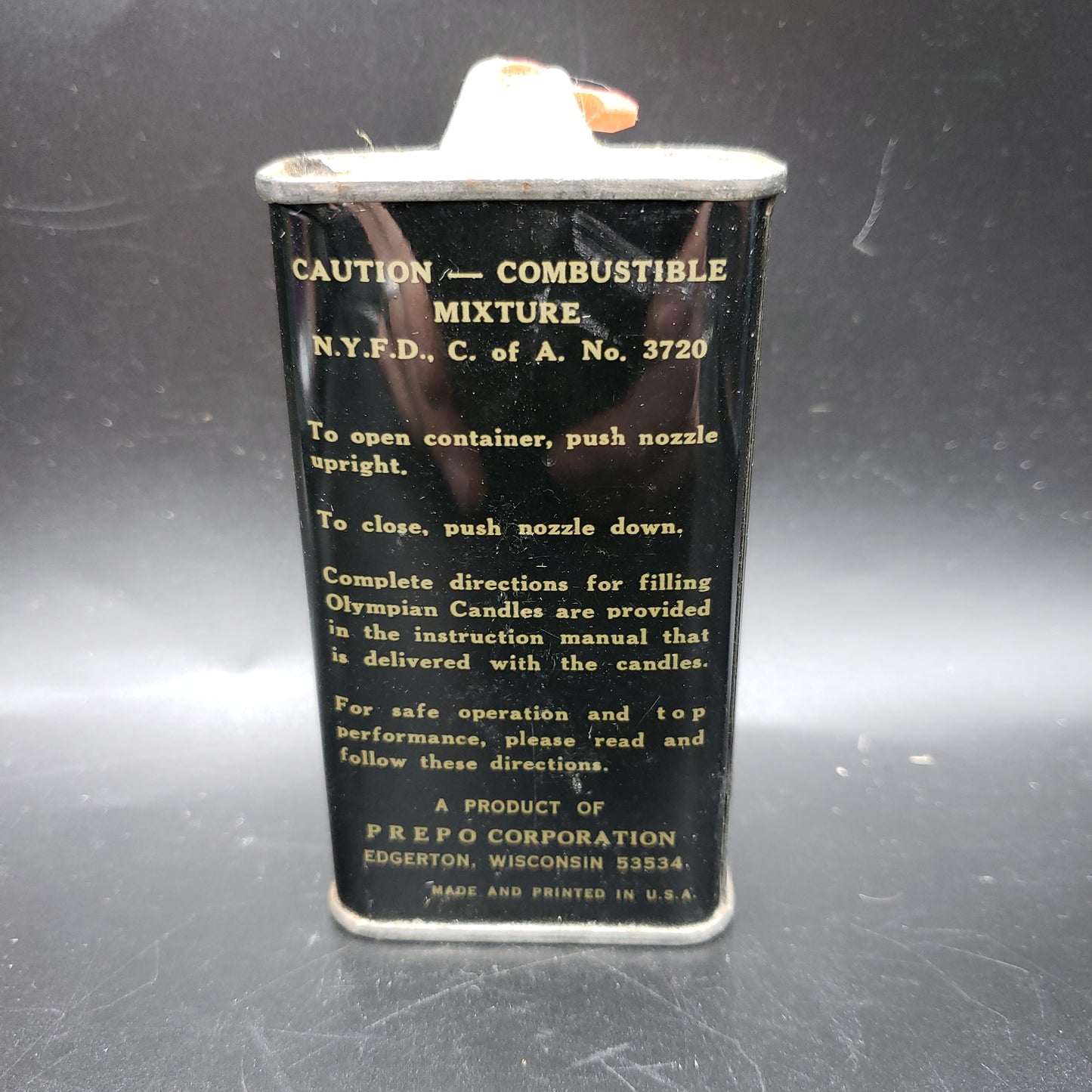 Olympian Candle Fuel Can