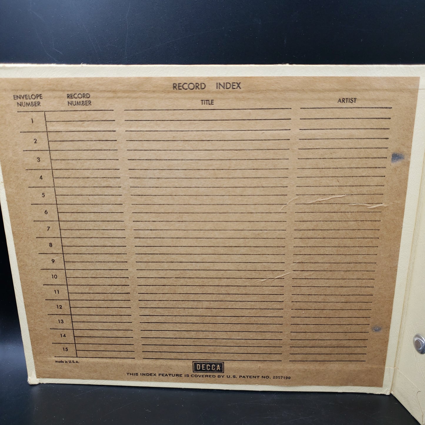 Decca 45 rpm Record Album
