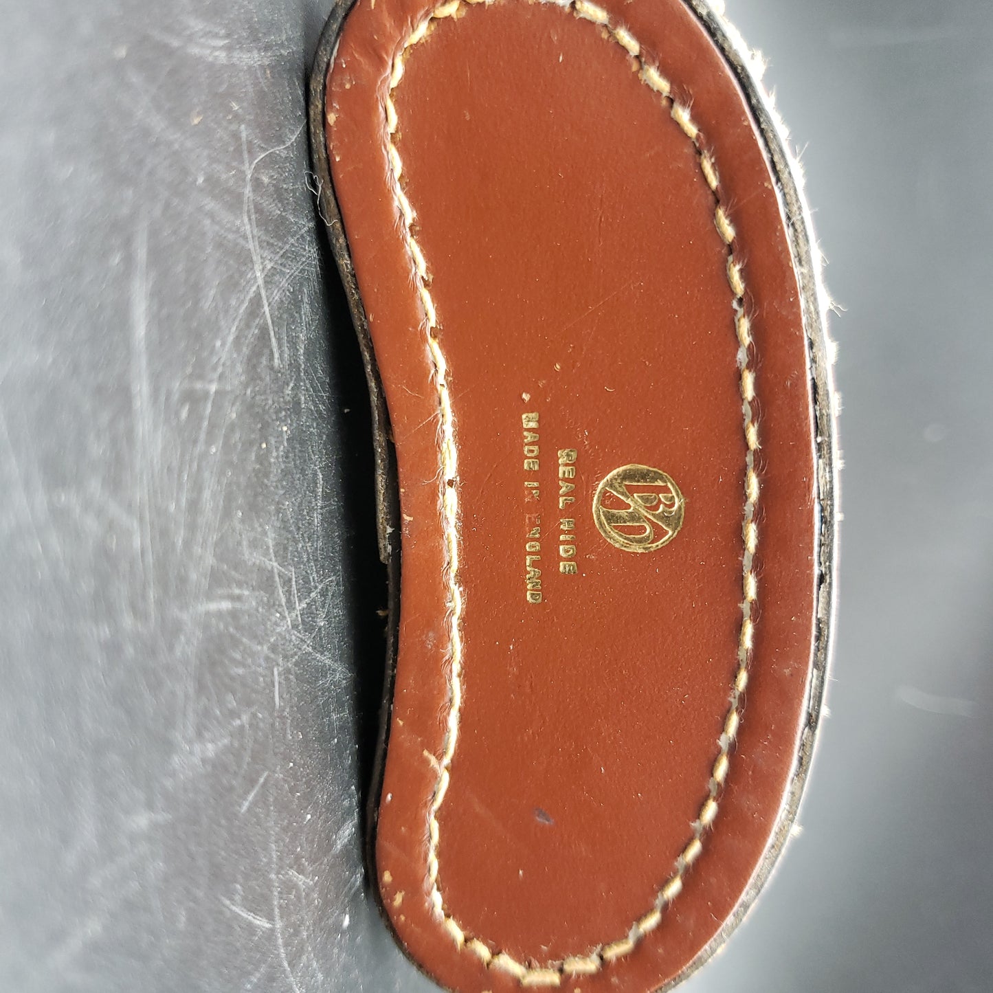 Glass Flask with Leather Pouch