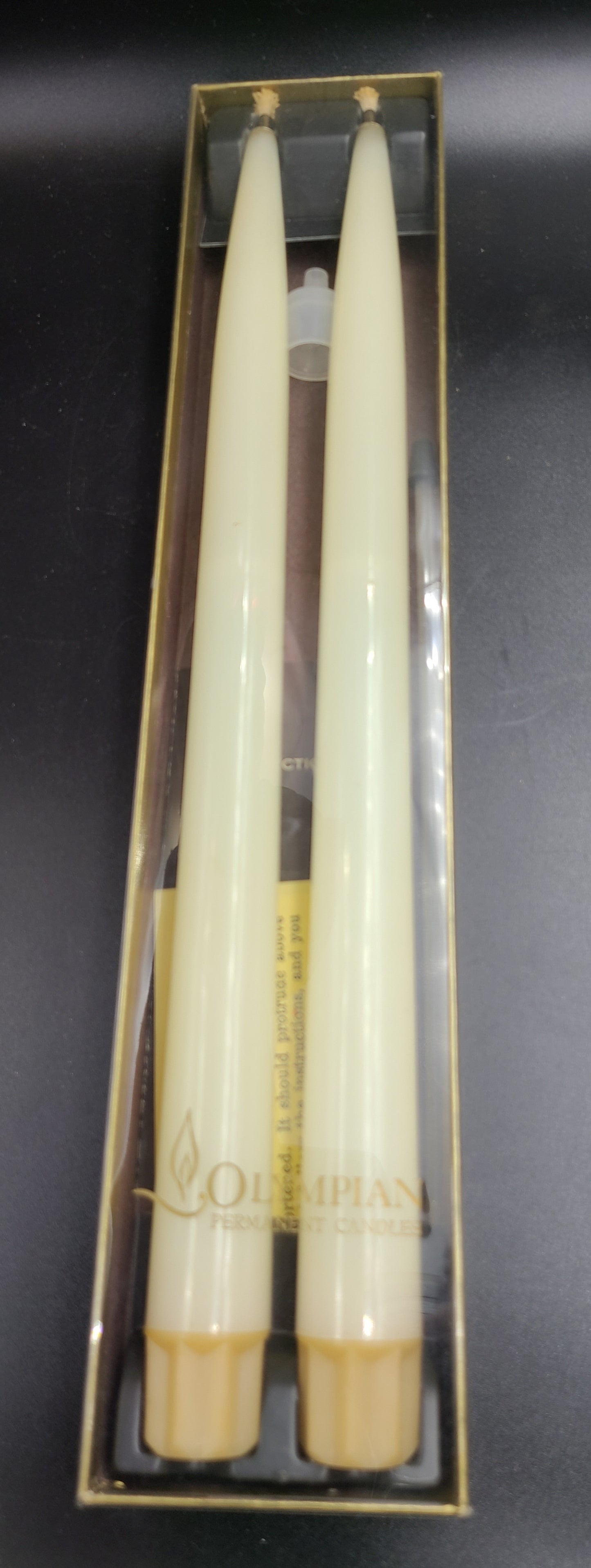 Olympian 12" Permanent Taper Candles