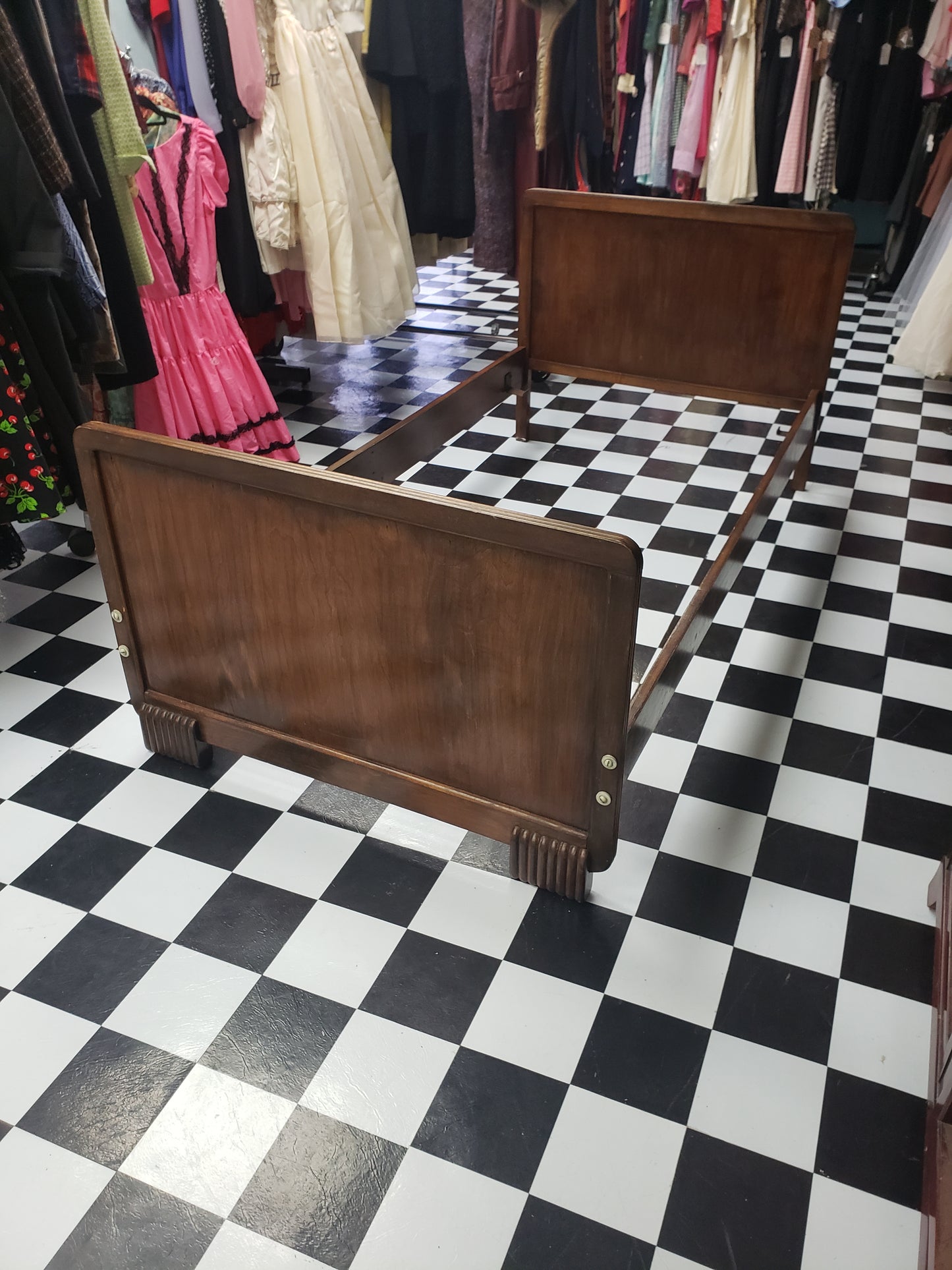 Art Deco children's bed frame