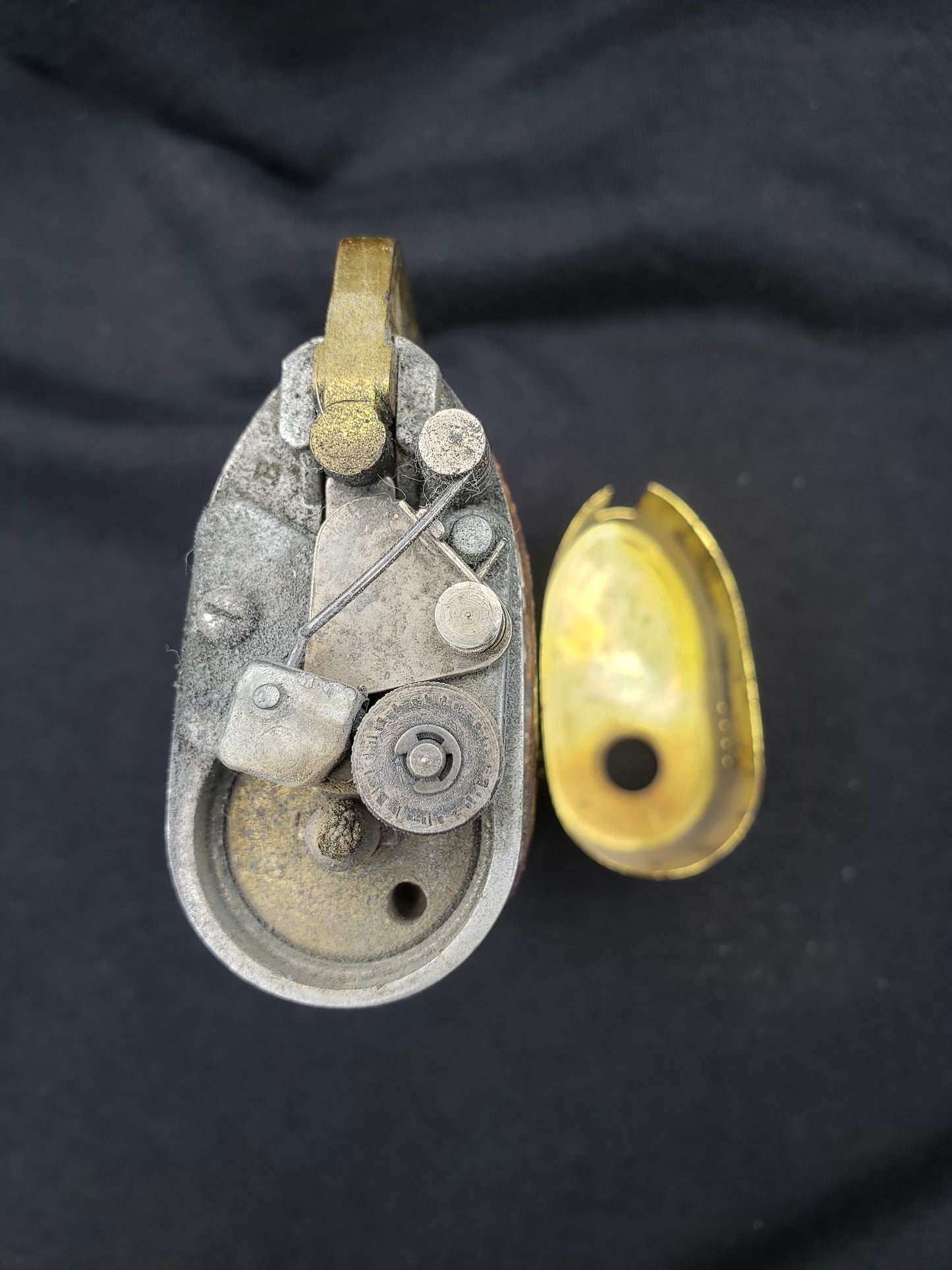 "JCB" large side button lighter