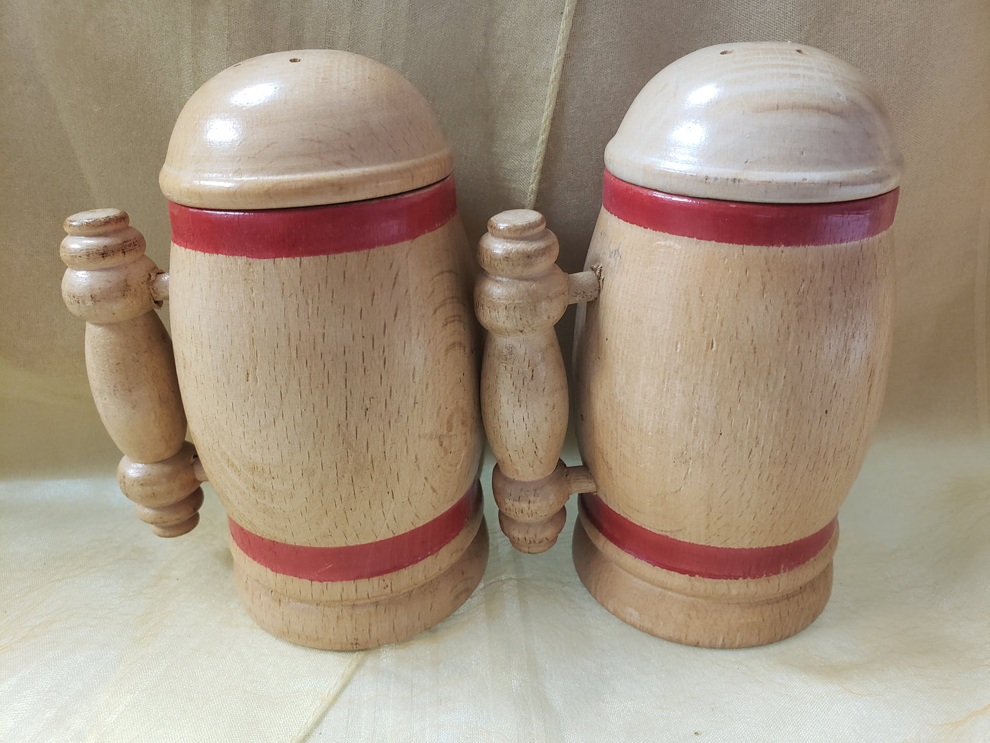 Wooden Collector Salt and Pepper Set
