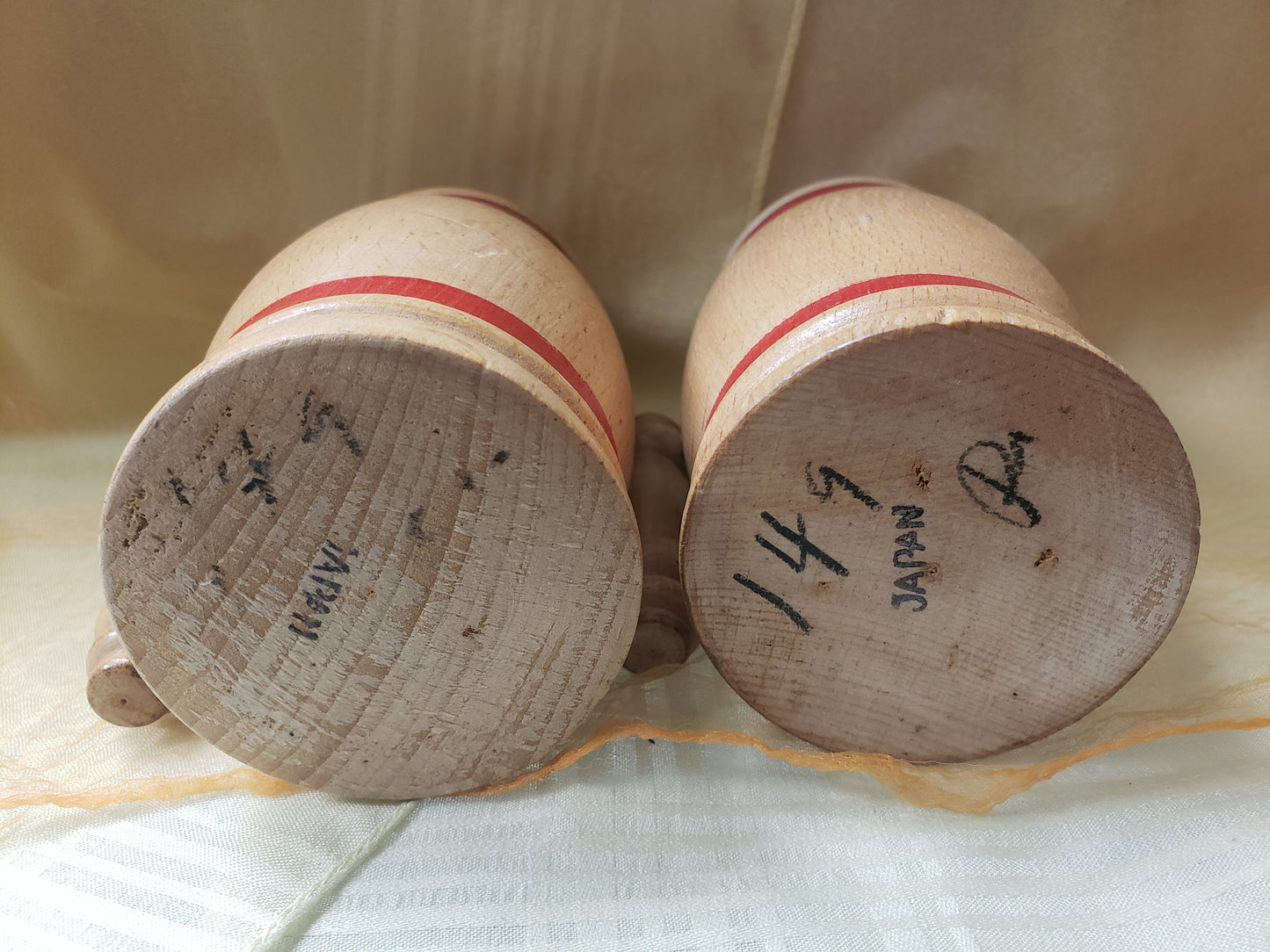 Wooden Collector Salt and Pepper Set