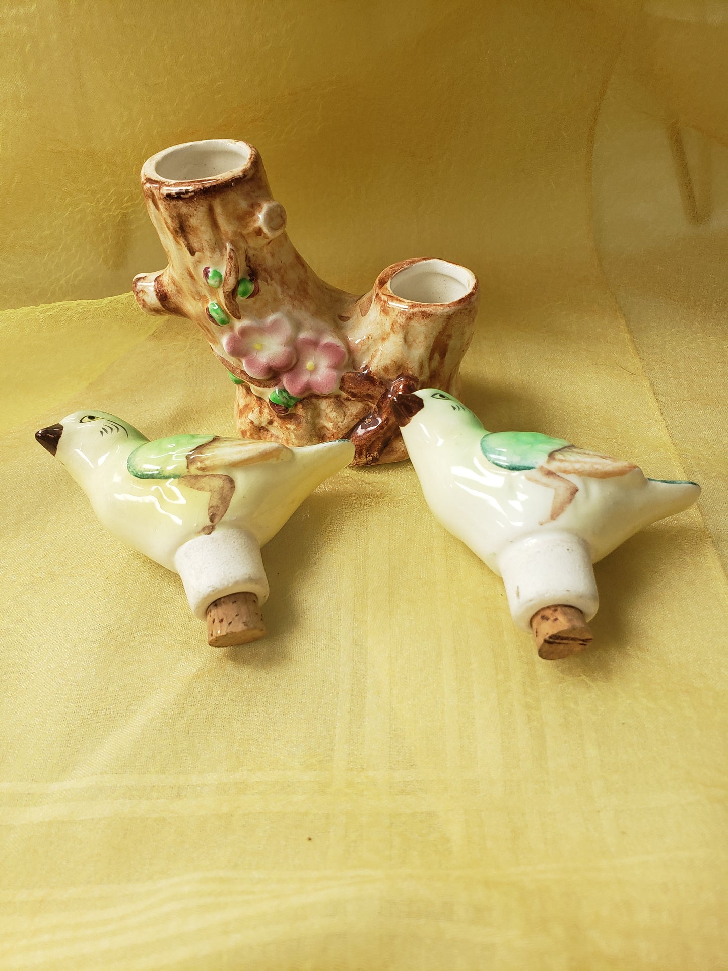 Perched Bird Shaker Set
