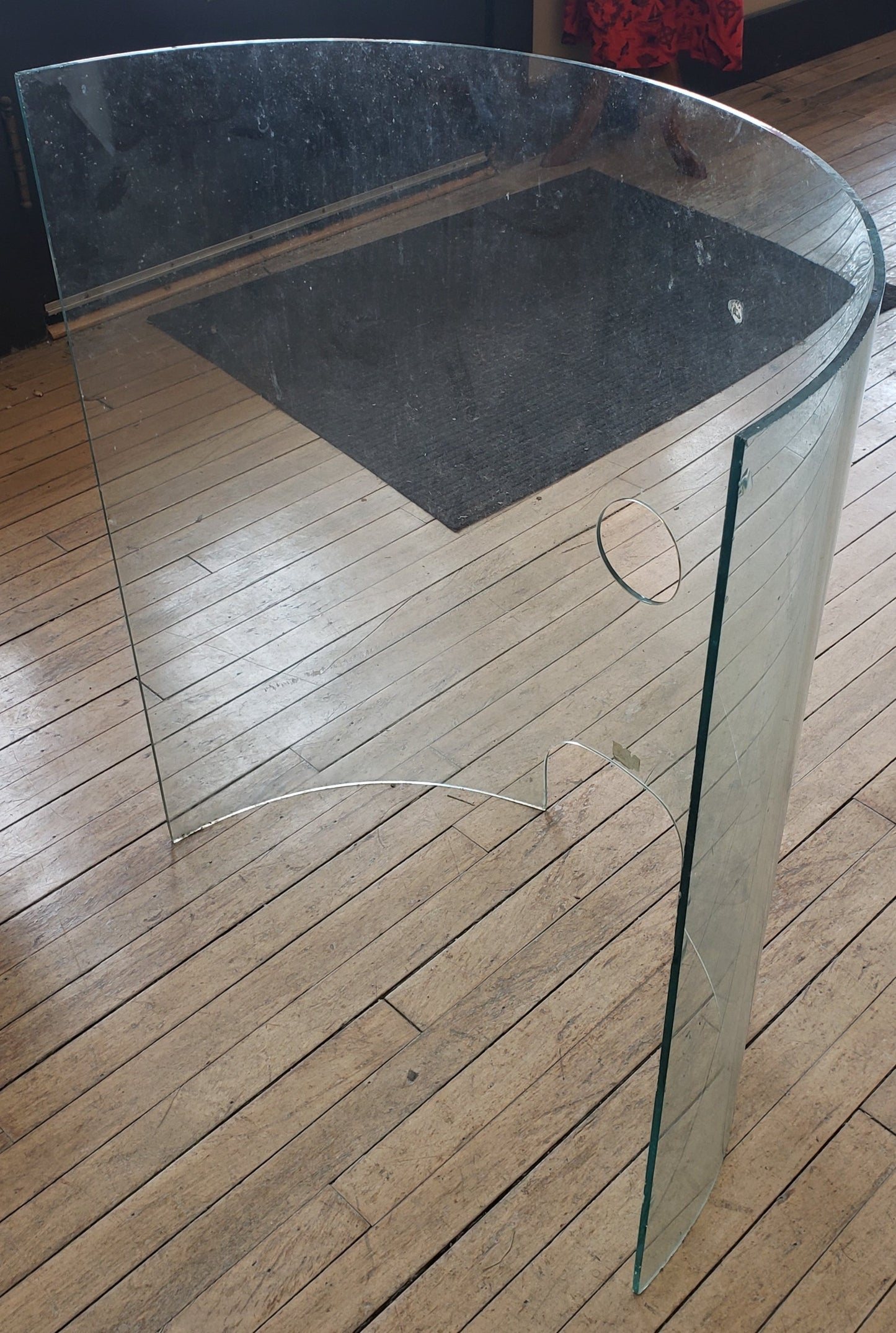 Round Ticket Booth Window