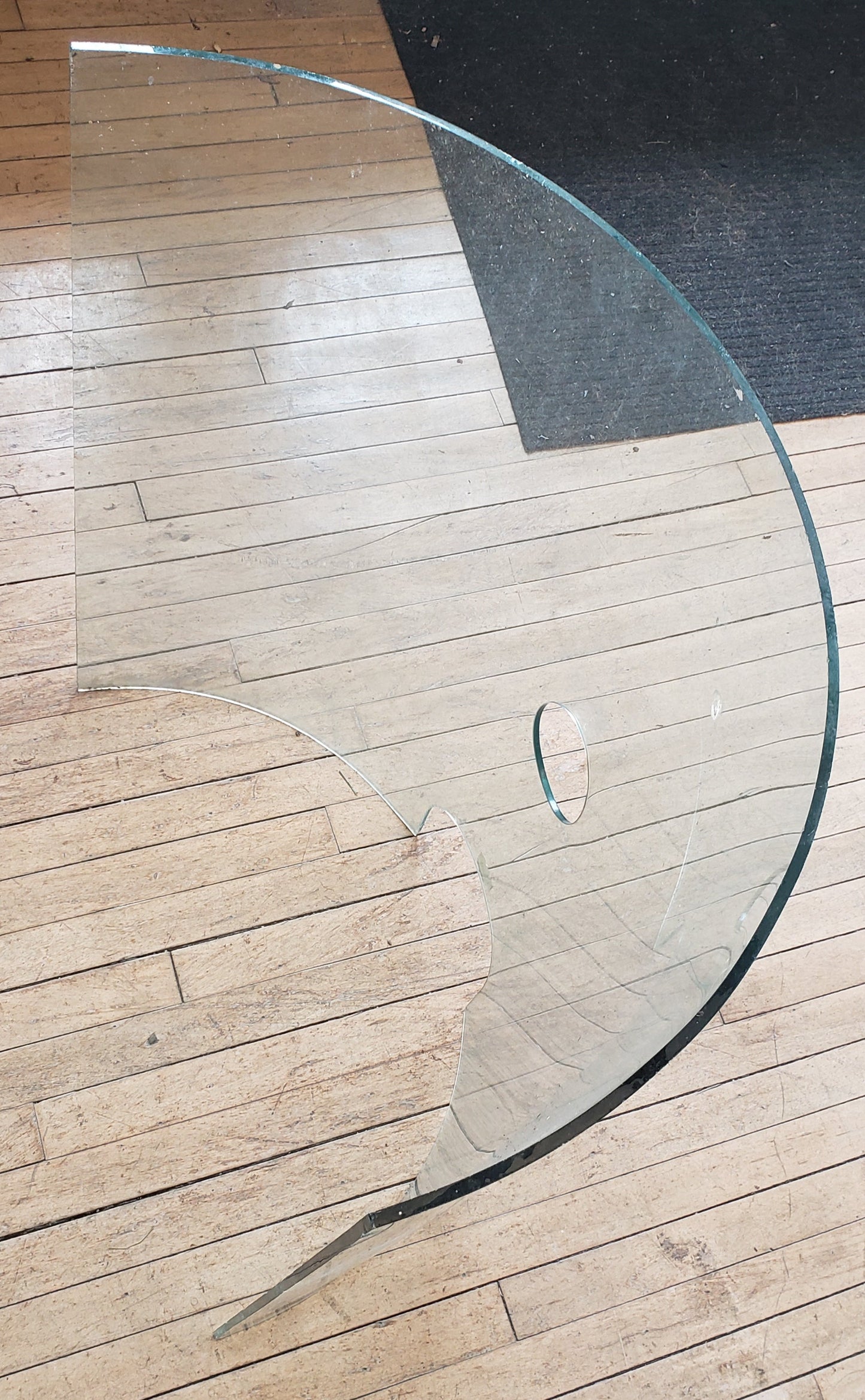 Round Ticket Booth Window