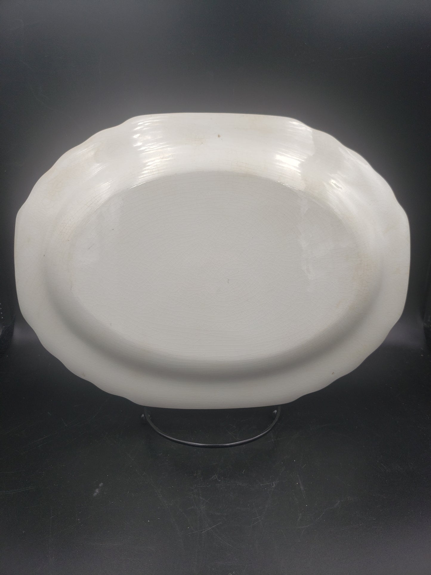 W.S. George Floral Rim Serving Platter