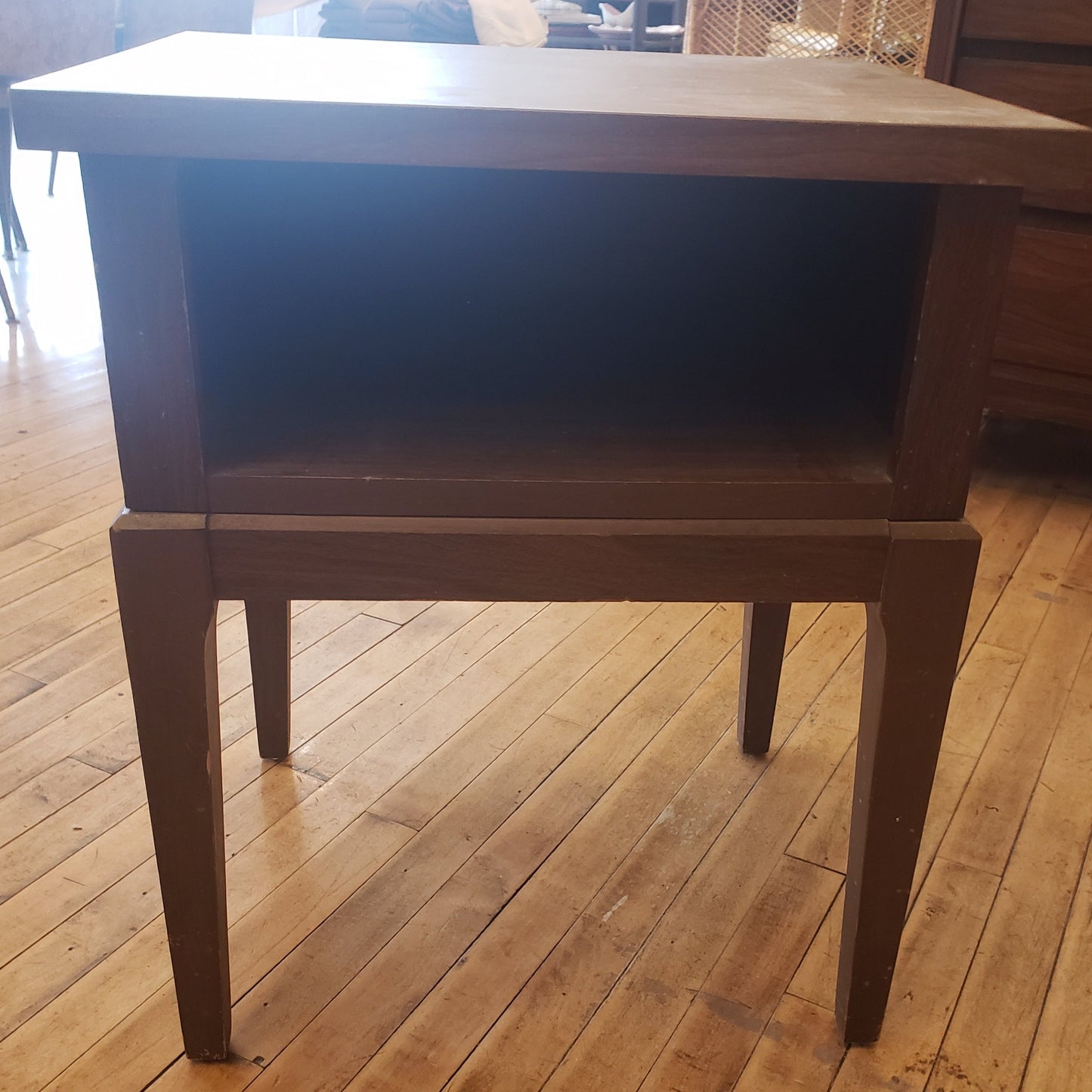 Dark Wood End Table