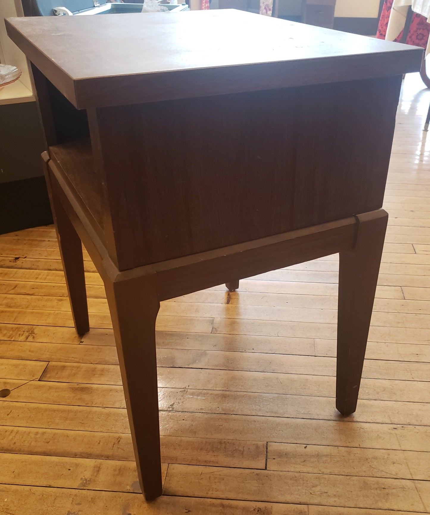 Dark Wood End Table