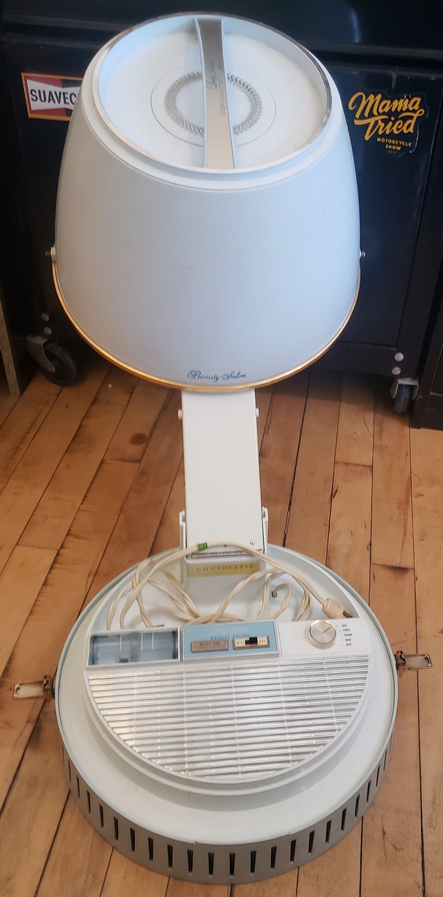 Blue Lady Schick Consolette