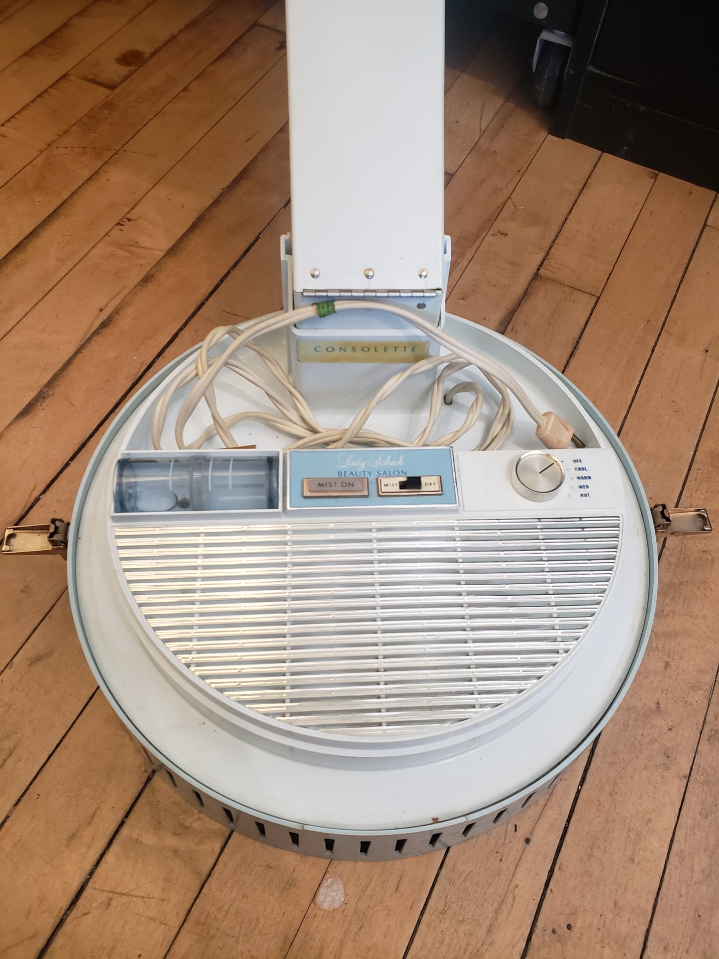 Blue Lady Schick Consolette