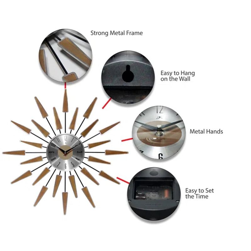 Metal Wall Clock