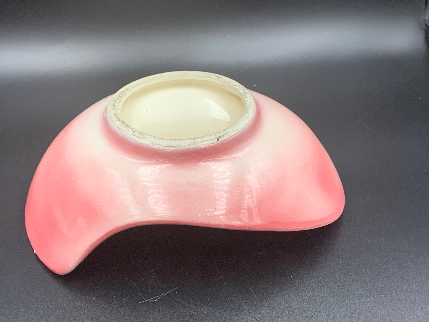 Vintage souvenir pink Ozarks ashtray