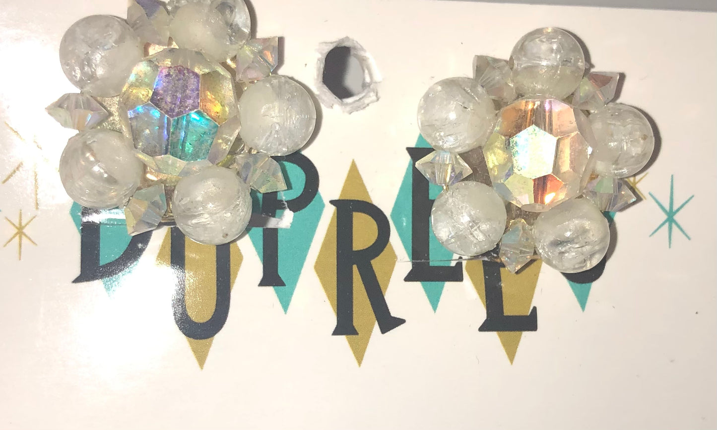 Lisner clip on earrings