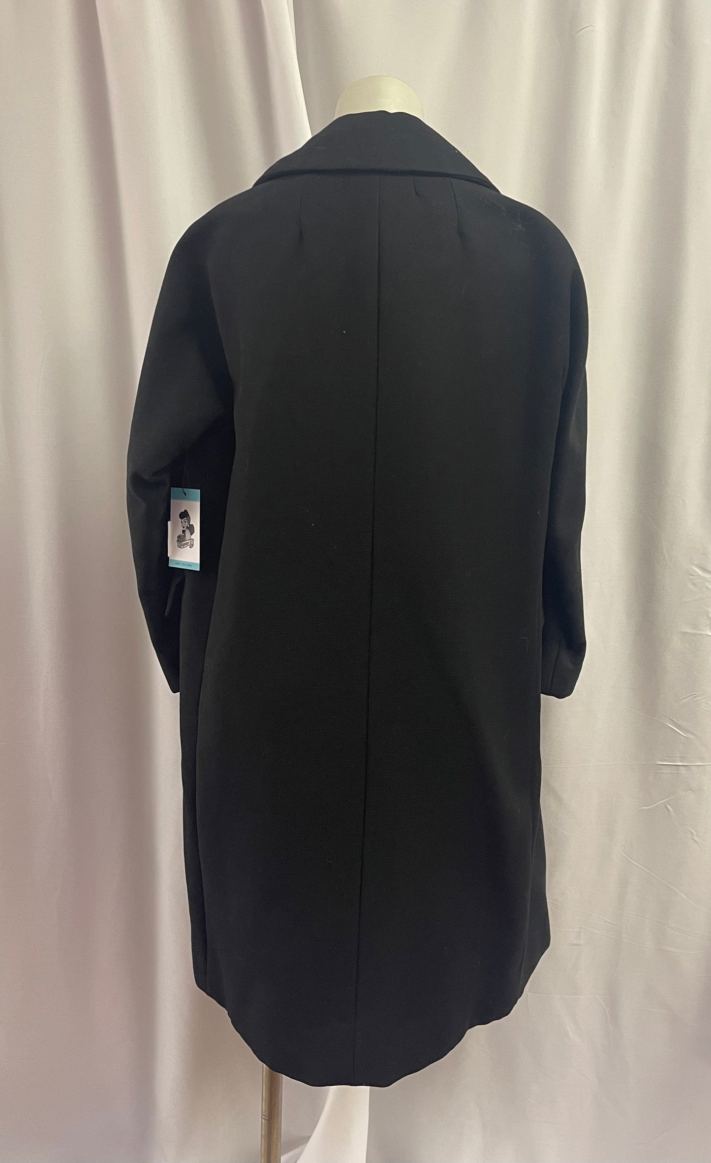 Black Fabric Coat