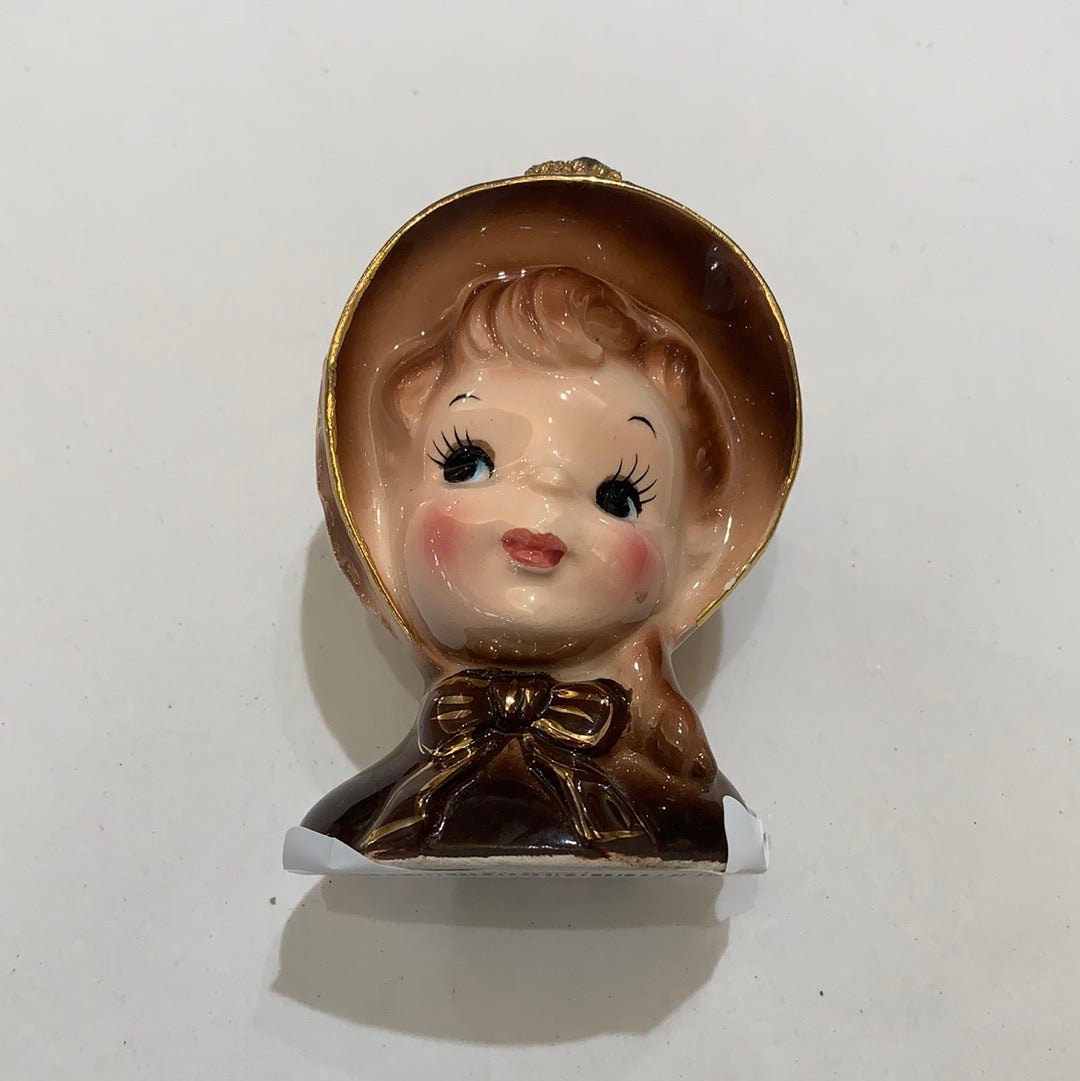 Miniature Ceramic Head Vase