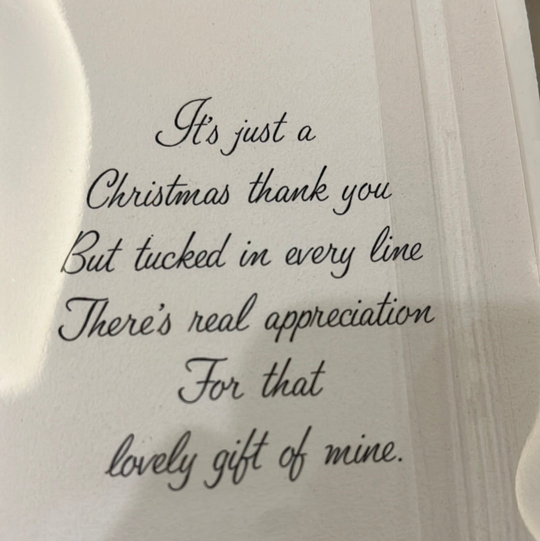 Holly thank you card