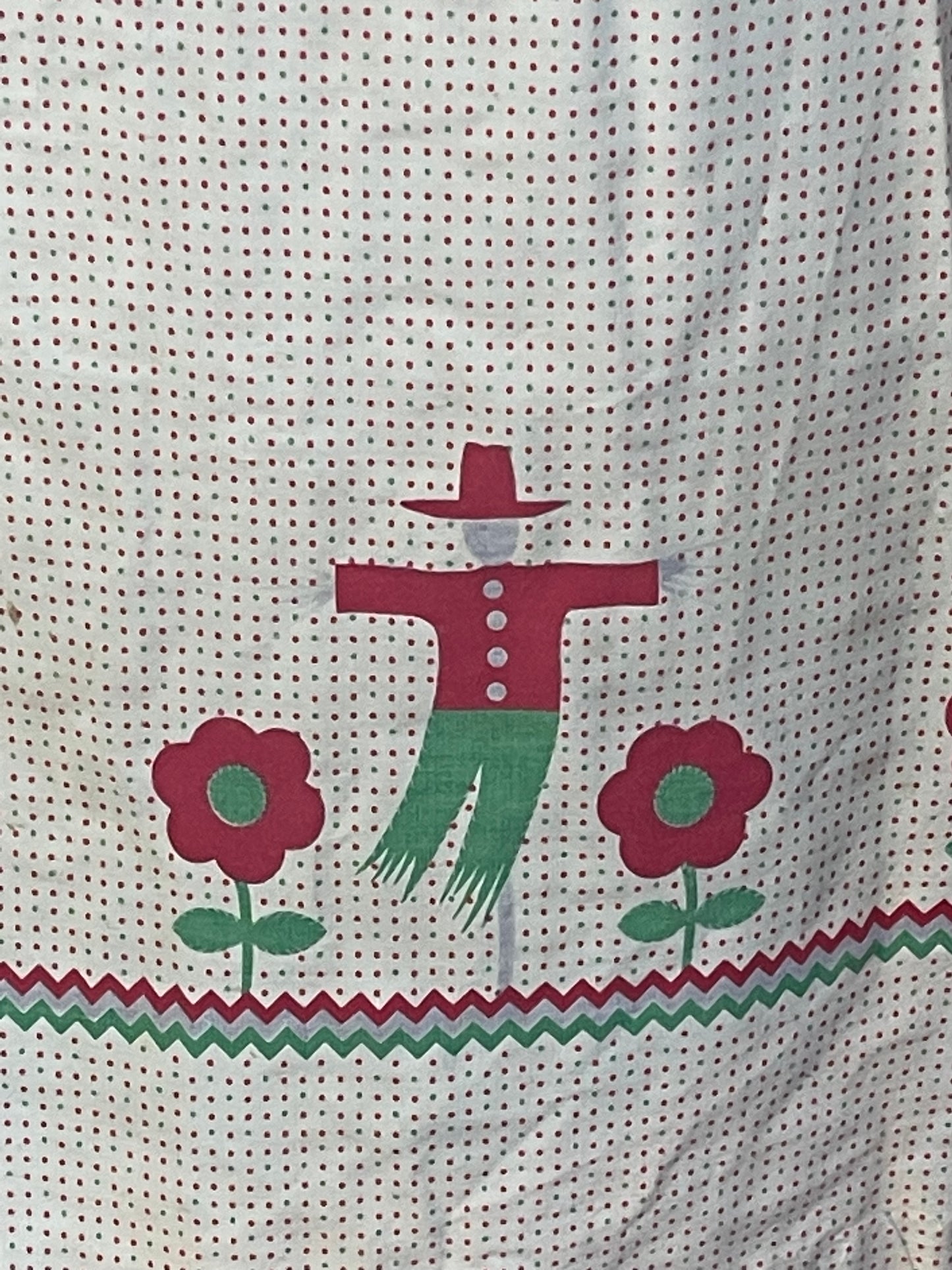 Folk Print Kitchen Apron