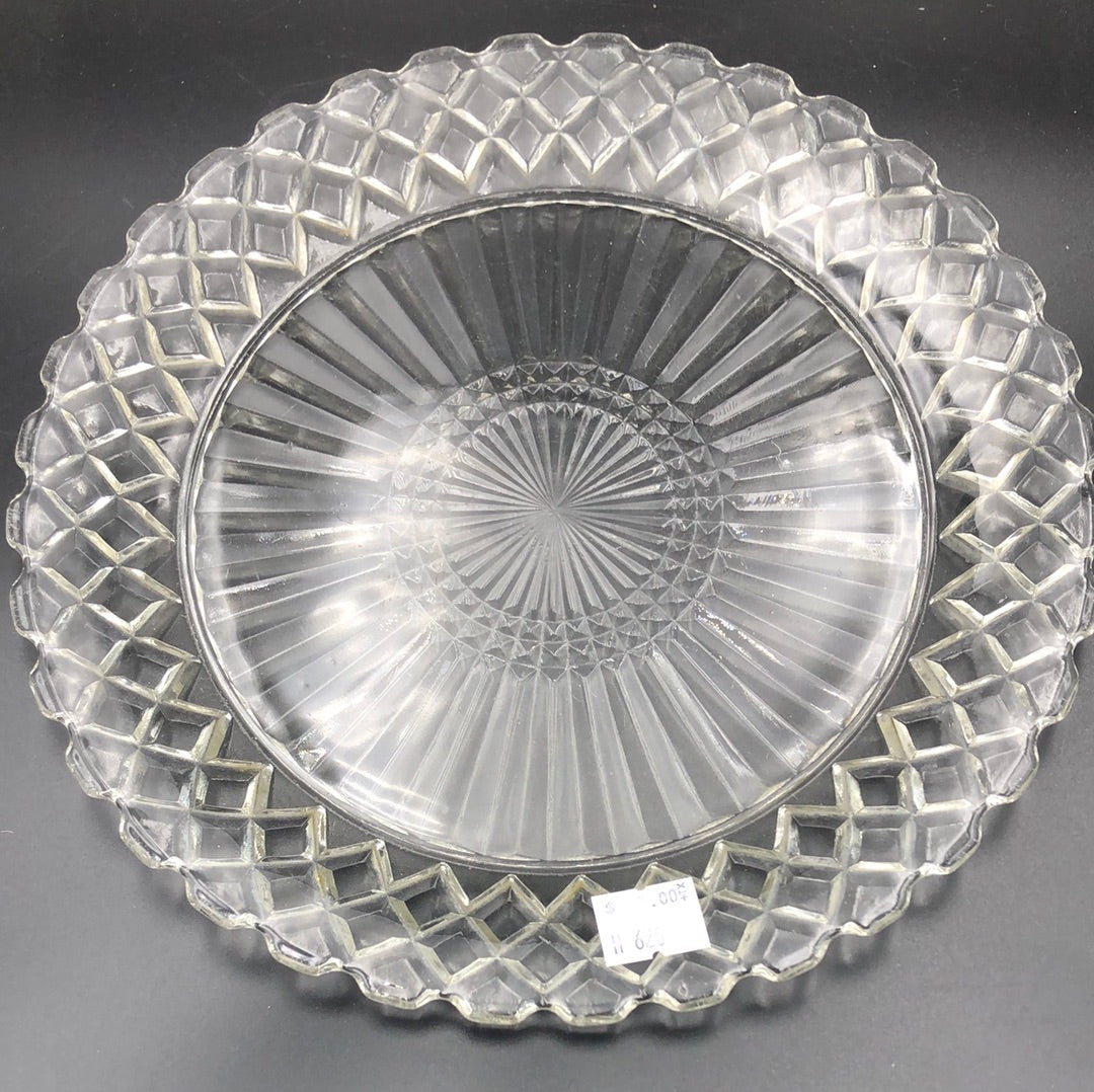 Waterford Waffle dinner plate