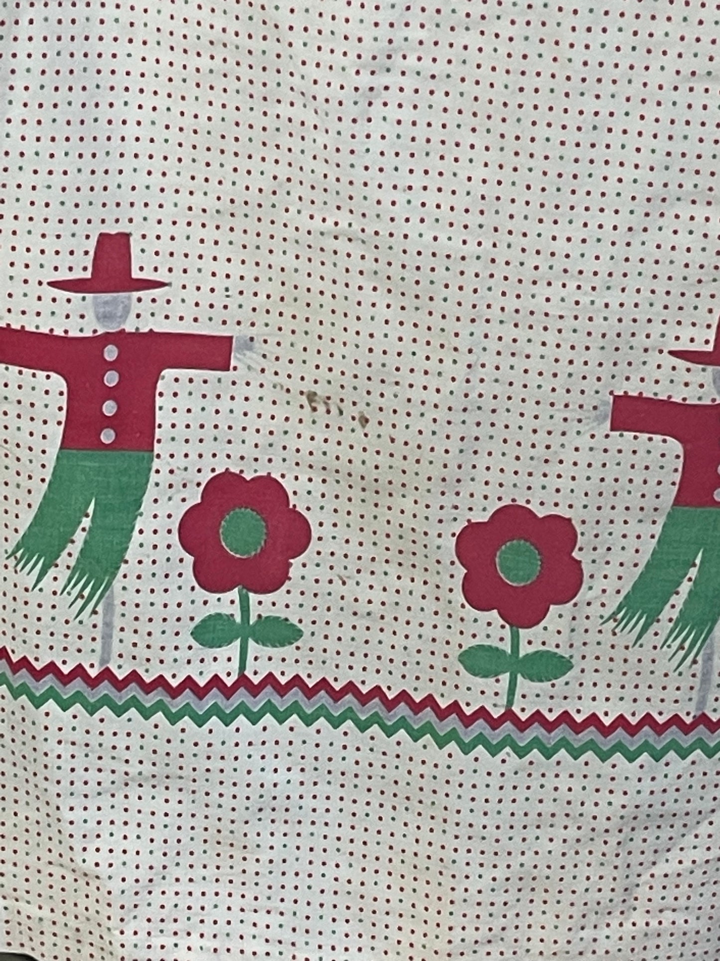 Folk Print Kitchen Apron