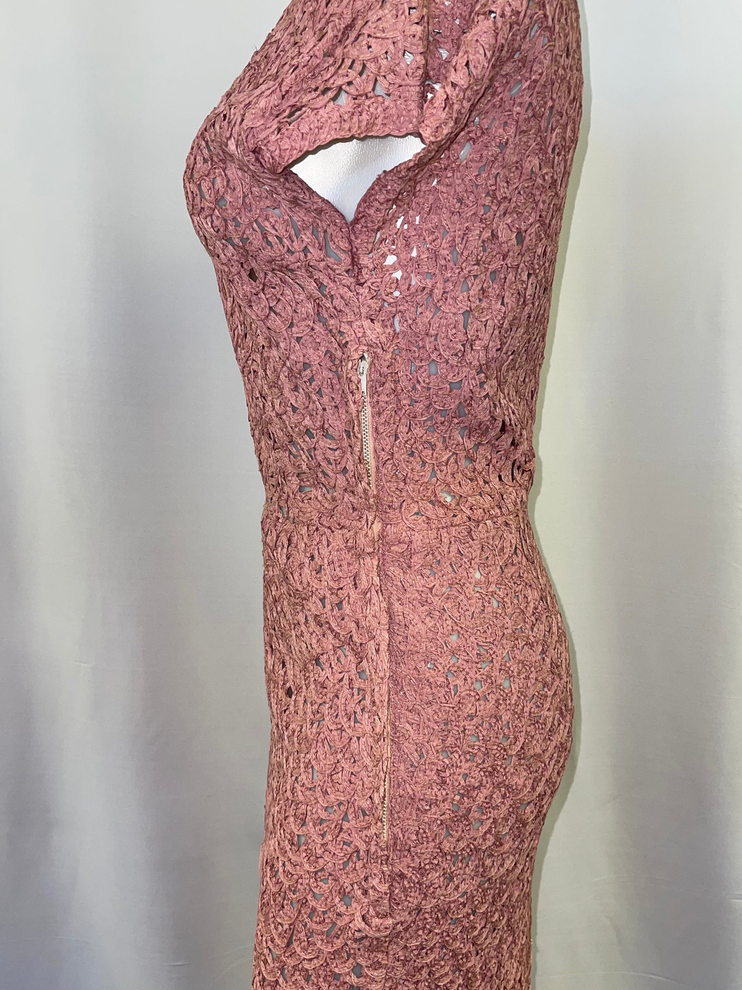 Rose Pink Ribbon Dress