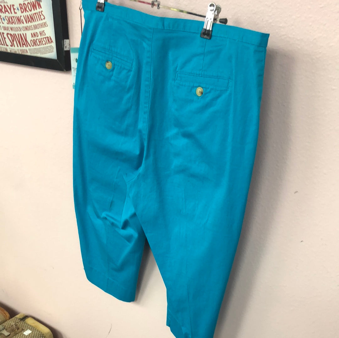 Teal Capri pants